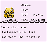 le pokemon abra